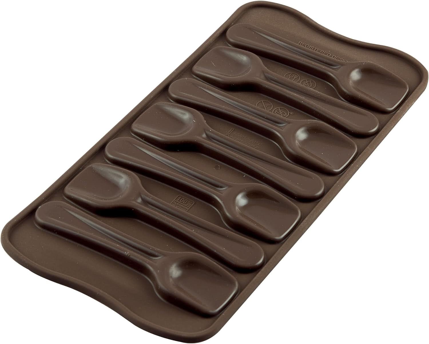 Silikomart 199194, per praline di cioccolato, motivo invernale Kitchen Naty Shop Cucchiaio