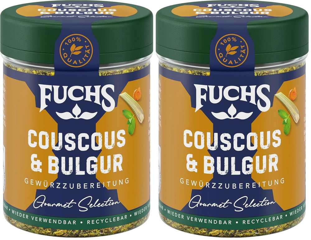 Fuchs Gewürze Gourmet Selection Naher Osten-Afrika – Dukkah Gewürzmischung, nachfüllbarer Gewürz Mix, zum Verfeinern von Fisch und Lamm, vegan, 50 g