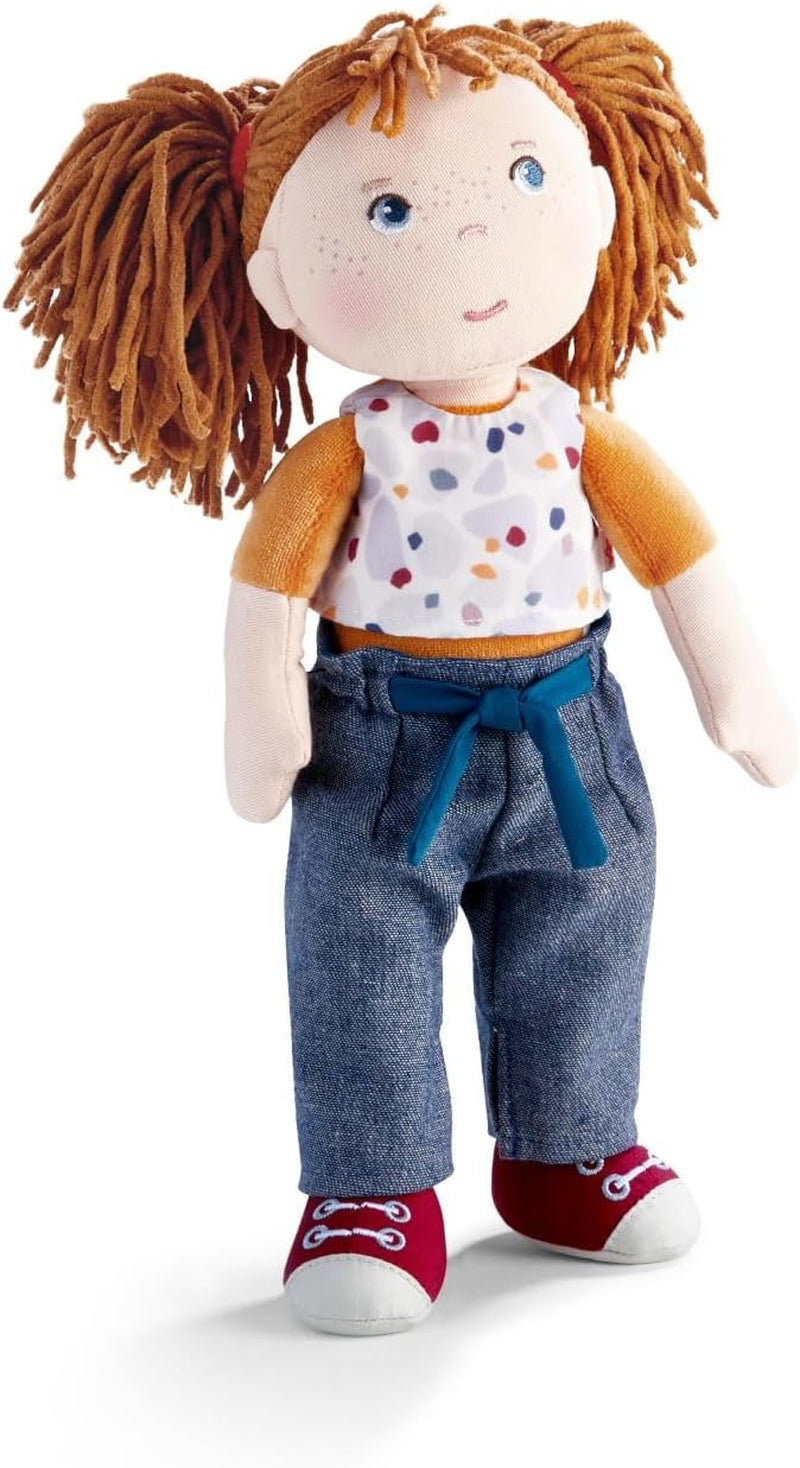 Păpușă HABA Malou - Păpușă mare de cârpă de 30 cm cu care te poți juca și pe care o poți îmbrățișa - Materiale moi și lavabile - Alternativă ideală la o păpușă de pluș - Potrivit pentru copii cu vârsta de 1,5 ani și peste - 2010818001 Papusi Naty Shop Titlu implicit