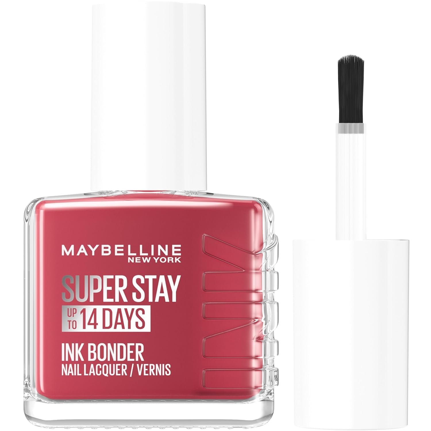 Maybelline New York Pigmentato intenso a lunga durata Rinforza le unghie danneggiate Superstay Ink Bonder Really Rosy 202 12ml