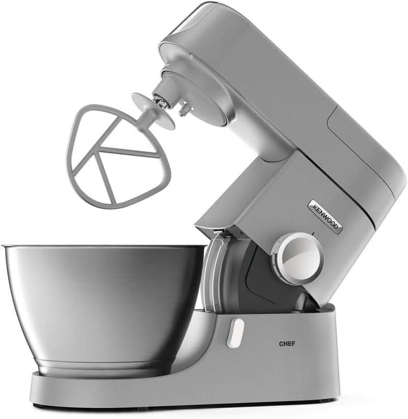 Robot da Cucina Kenwood Chef KVC3110S, Ciotola in Acciaio Inossidabile da 4,6 L Mamma e Bambino Naty Shop