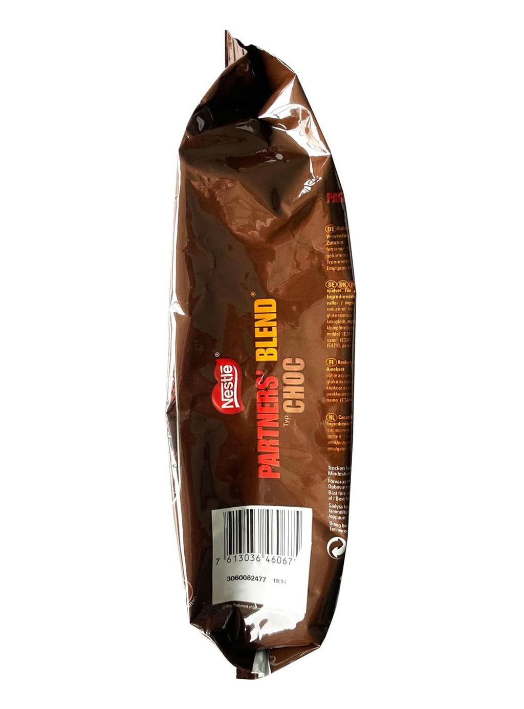 NESTLÉ Partners' Blend Type Choc, pudră pentru băuturi cu cacao pentru distribuitoare automate, 1 pachet (1 pungă X 1kg) Cacao si Ciocolata Calda Naty Shop