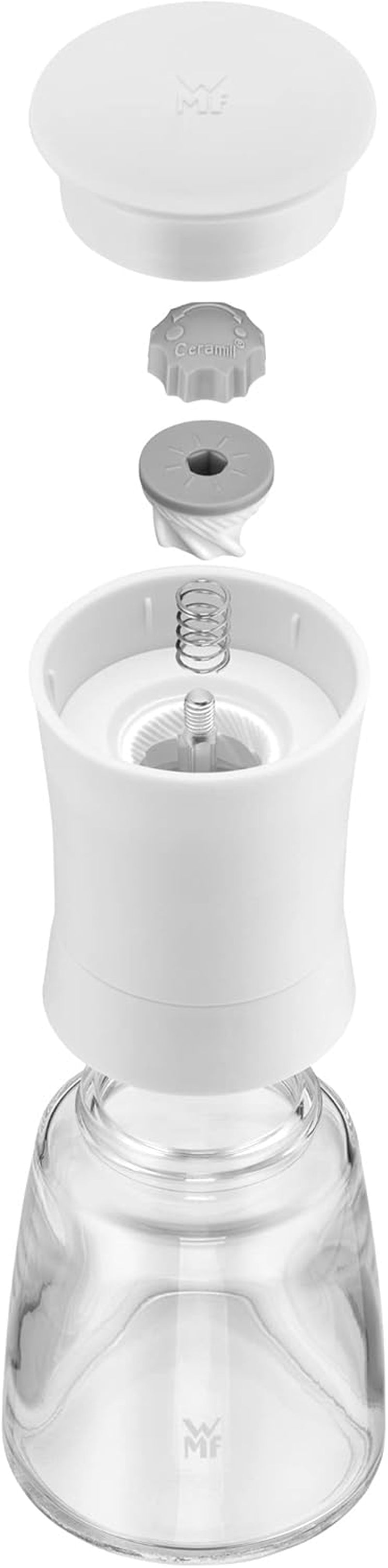Macina sale o pepe WMF Trend 14 cm, senza riempimento, macinino in ceramica, plastica, vetro, bianco Macinini e Affettatrici Naty Shop