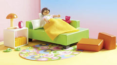 PLAYMOBIL casa delle bambole 70209 Stanza dei giovani con figura di ragazza e accessori, da 4 anni Case delle bambole Naty Shop