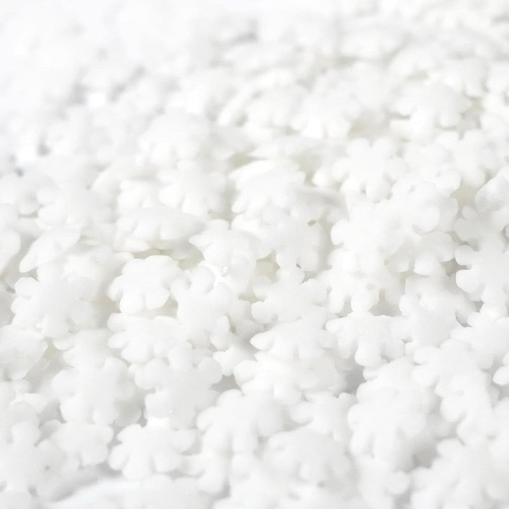 Streusel Hero, sprinkles fulgi de zăpadă, diverse cantitati Sprinkles Naty Shop 80 grame