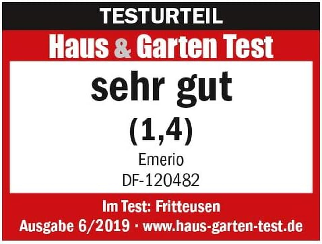 Friggitrice Emerio 3.0L con tecnologia Cold Zone, 2000 W Elettrodomestici Naty Shop