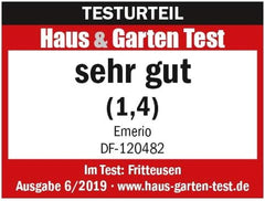 Friggitrice Emerio 3.0L con tecnologia Cold Zone, 2000 W Elettrodomestici Naty Shop