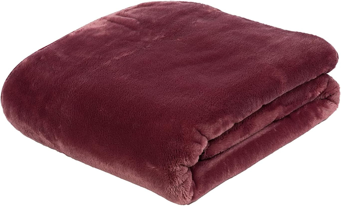Gözze - Comoda coperta Premium Cashmere-Feeling, 500 G/M², 180 X 220 Cm - senape Letti e coperte Besuche den Gözze-Store Berries 130 X 170 Cm