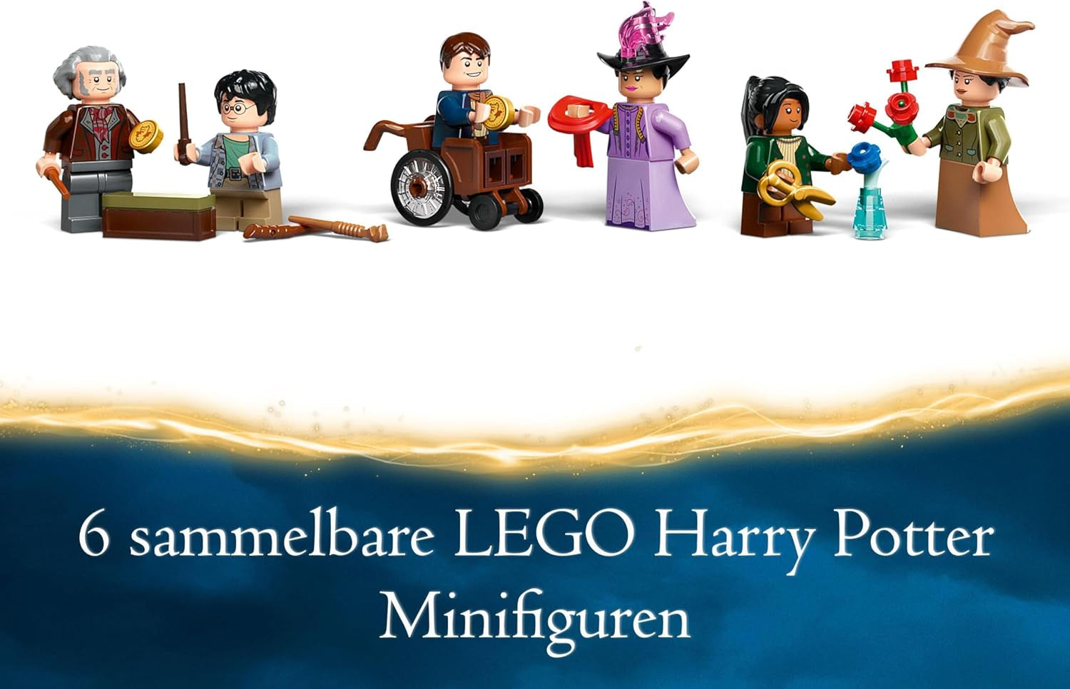 LEGO Harry Potter Ollivanders e i costumi di Madam Malkin, Terre di Diagon Alley, Set da gioco per bambini, Giocattoli magici, Regali fantasy per ragazze, ragazzi e fan a partire da 8 anni 76439 Set da costruzione Besuche den LEGO-Store