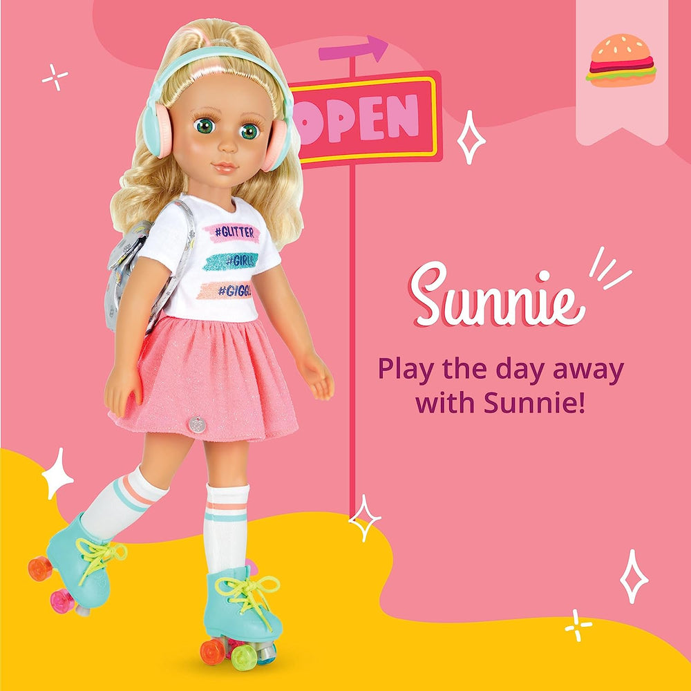 Glitter Girls - Păpuși Sunnie - Păpușă articulată Sunnie 36 cm - Păr blond și ochi verzi - Jucărie pentru copii de la 3 ani în sus
