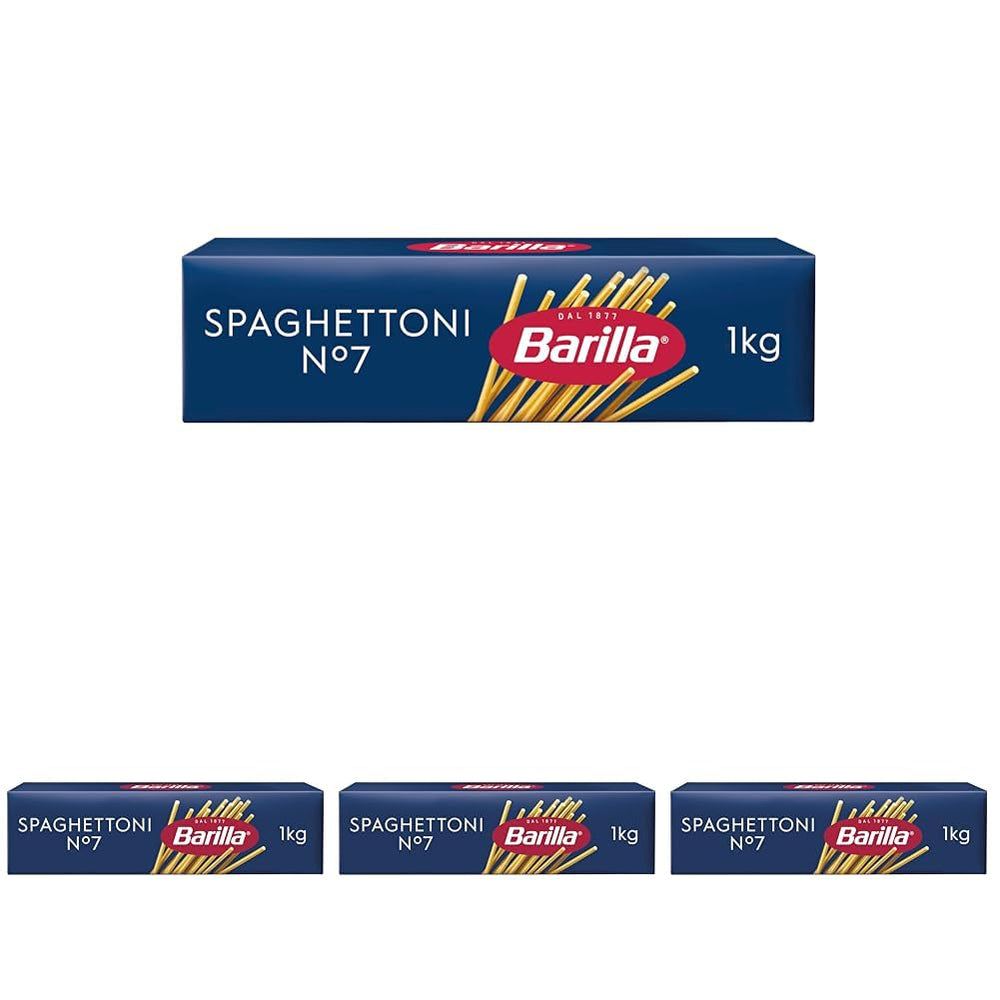 Barilla Pasta Klassische Spaghetti n.5 aus alta qualità Hartweizen immer al dente, (1 x 500 g), geschmacklos