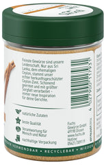Fuchs Gewürze - Zimt Ceylon gemahlen | Ingrediente naturale | 30 g in wiederverwendbarer, recyclebarer Streudose