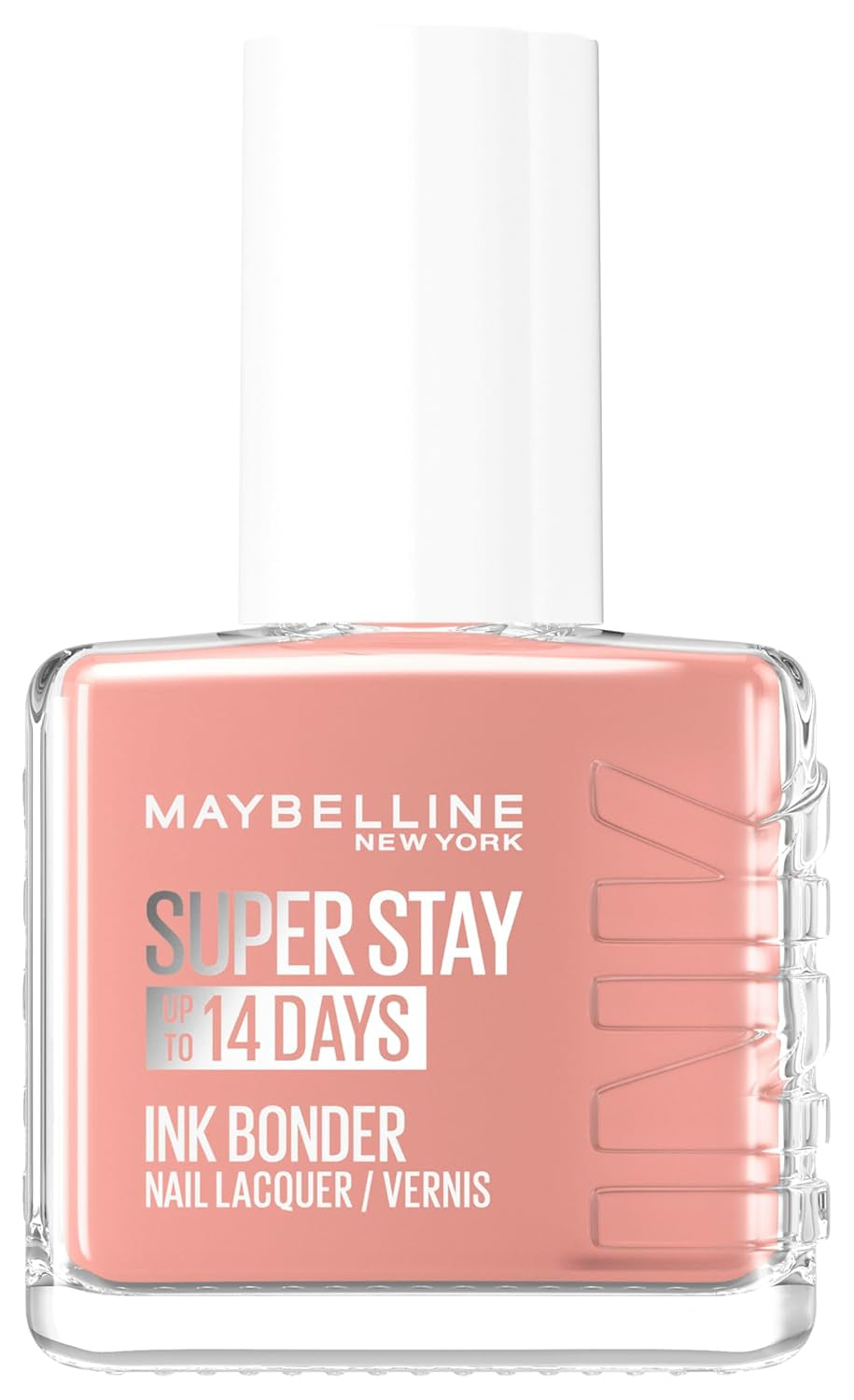 Maybelline New York Super Stay Ink Bonder 130 Powder Rose - smalto a lunga tenuta per unghie forti e colore intenso, 12,3 ml