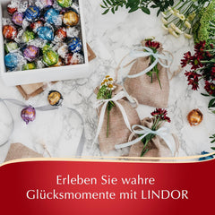 Cioccolata Lindt | Assortimento LINDOR | 1371g | 110 tartufi di finissimo cioccolato con ripieno scioglievole in bocca | Regalo di cioccolato da condividere