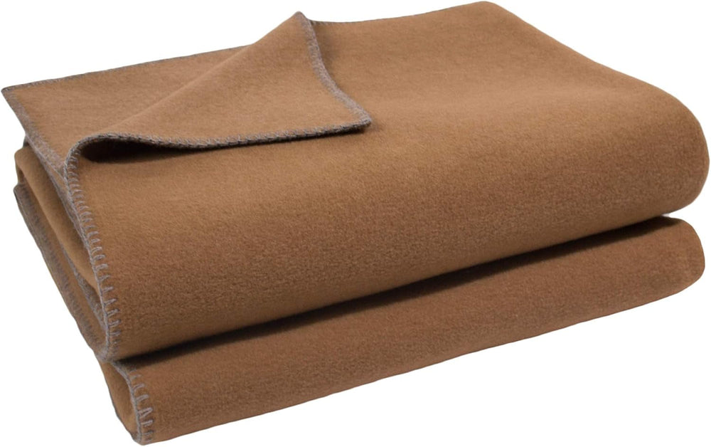 Coperta Zoeppritz colore: Rosso, Realizzata in 65% poliestere, 35% viscosa, Dimensioni: 160X200 Cm, 103291-235-160X200 Zoeppritz Letti e coperte dal 1828 815 Sahara 160X200 Cm