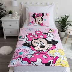 Set biancheria da letto per bambini Minnie Mouse, biancheria da letto in cotone - bambini Naty Shop