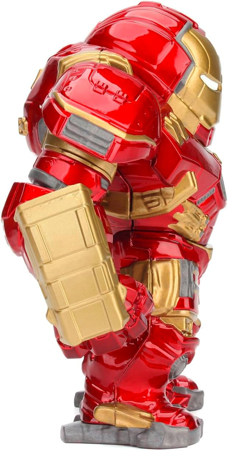 Jada Toys Marvel Figure Hulkbuster e Ironman, Casco aperto e chiuso, Personaggi da collezione, Set, Pressofuso, Rosso, Misura: 6 pollici Hulkbuster e 2 pollici Ironman Action Figure Naty Shop
