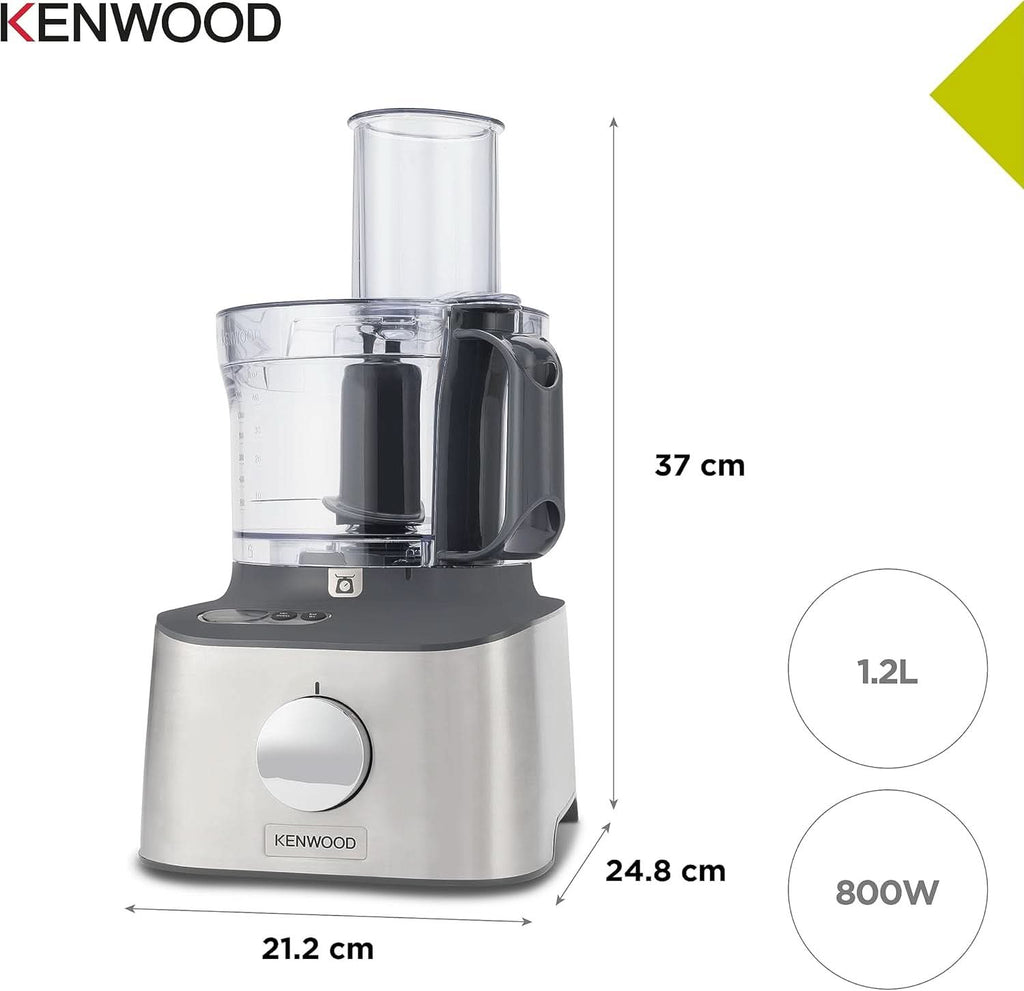 Robot de bucătărie compact Kenwood Multipro Compact+ FDM315SS, lamă din oțel inoxidabil Mama si Copilul Naty Shop