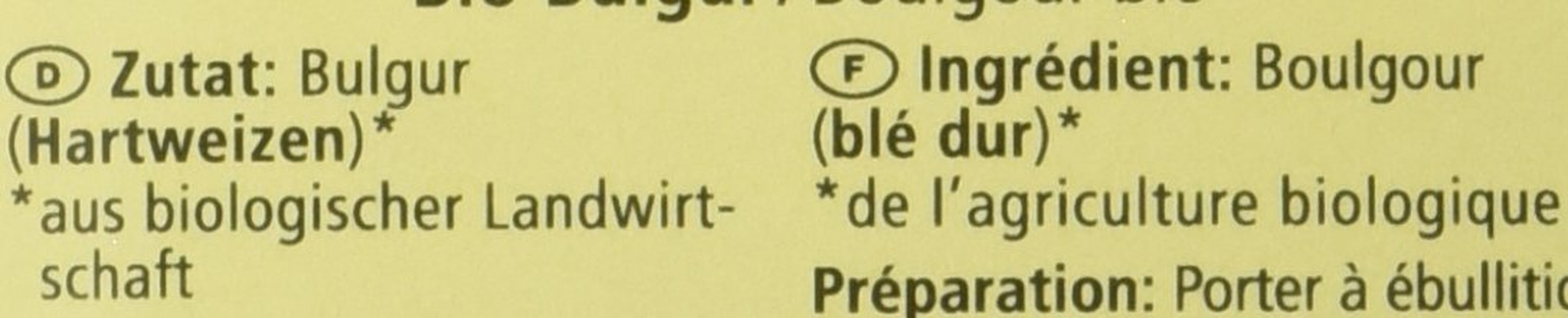 Bulgur biologico, 500 g