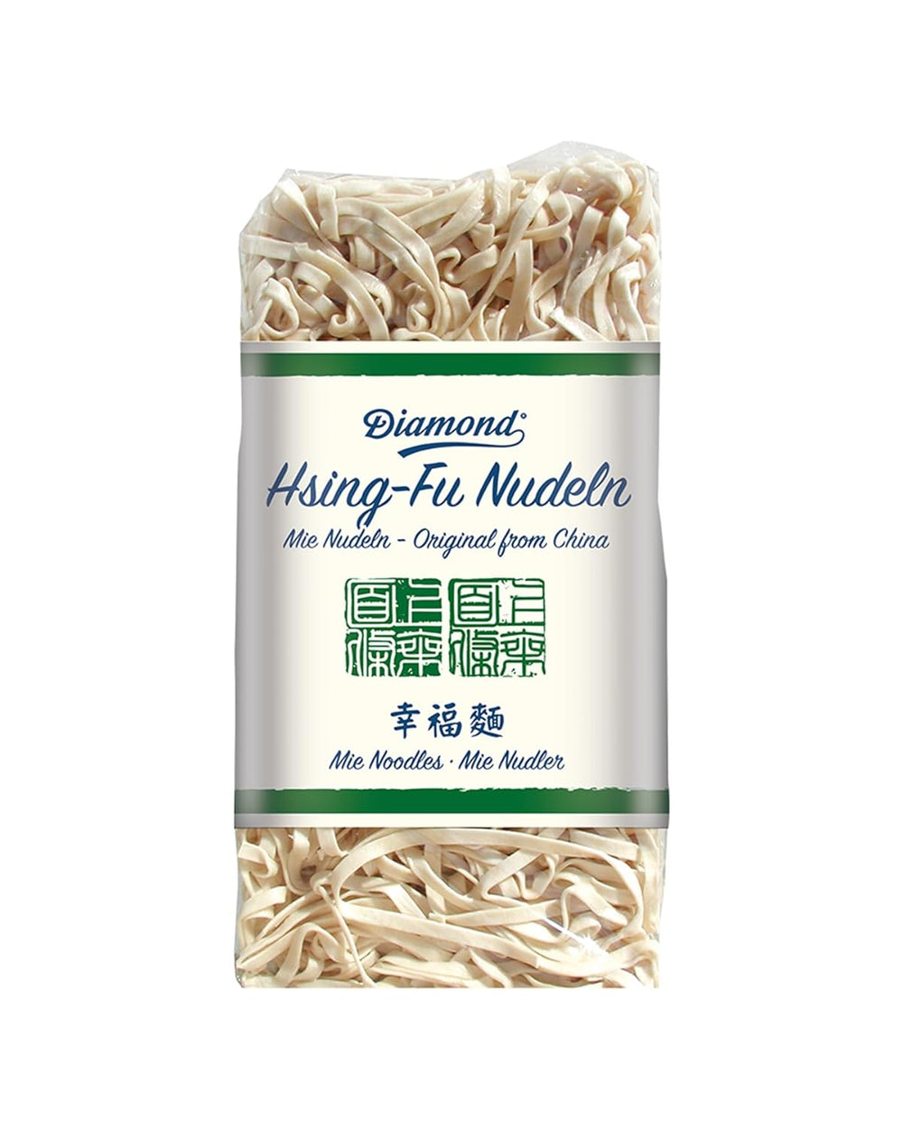 DIAMOND Hsing-Fu Noodles, Mie Noodles asiatici con farina di frumento per piatti wok e fritti nel wok - 12 x 250g