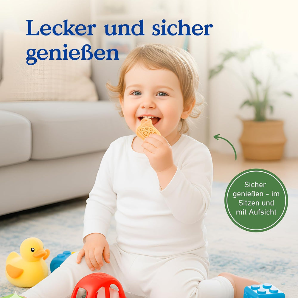 Biscotti Croccanti Biologici con Alac Alete (4 x 125g) - Biscotti Croccanti Alac per neonati, senza olio di palma, dai 10 mesi