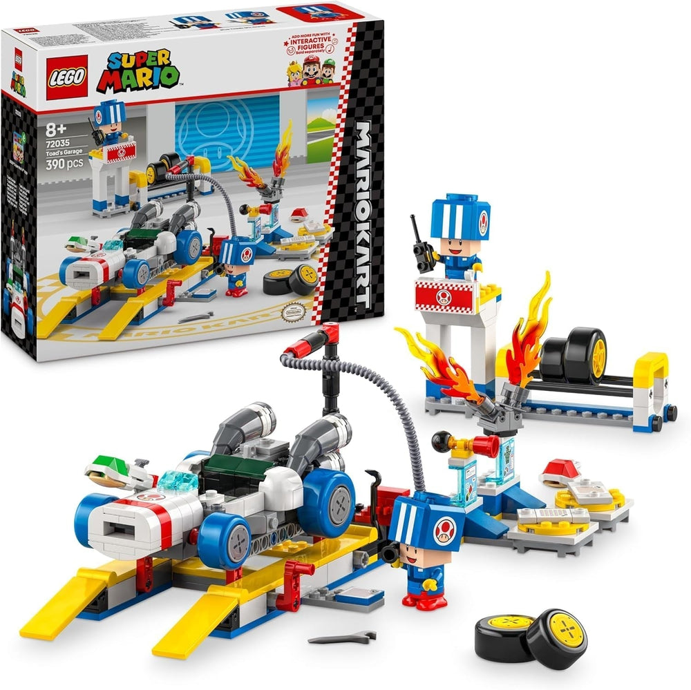 LEGO Super Mario: Mario Kart - L'officina di Toad, personaggio Nintendo, giocattolo personalizzabile, set di avventure, regalo per ragazzi, ragazze e giocatori 72035 Set da costruzione di 8 anni Acquista il titolo predefinito del LEGO-Store