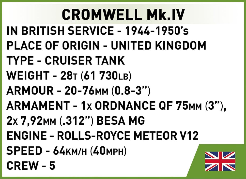 COBI Cromwell Mk.IV