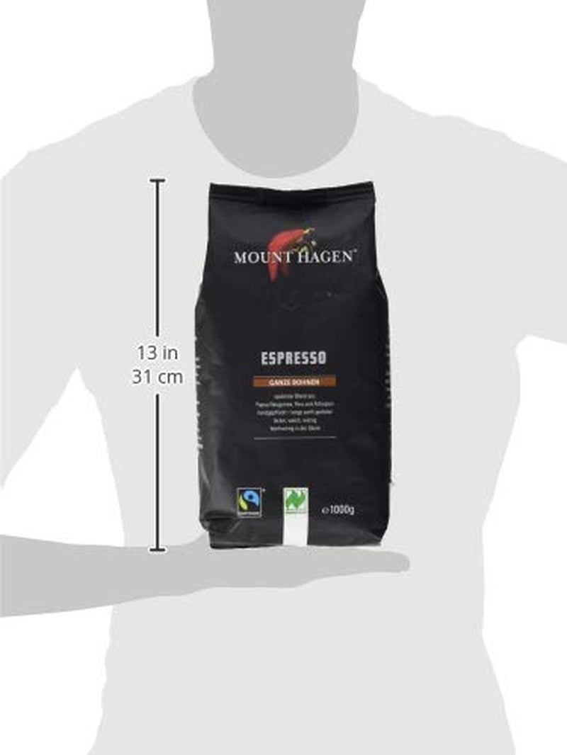 Espresso boabe întregi FairTrade, 1 pachet (1 x 1 kg) - Organic