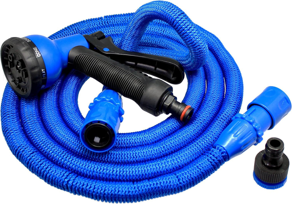 Pro C2607B Manguera Extensibil cu Presión del Agua, Azul, 7,5 metri