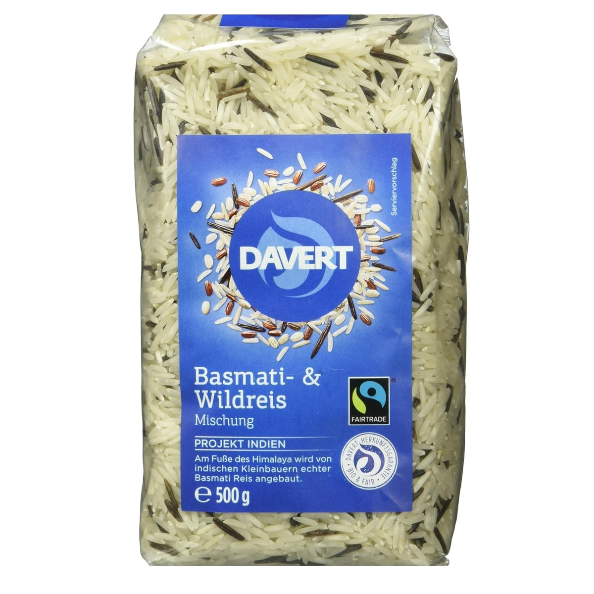 Davert Mix di riso basmati e selvatico, biologico, 500 g