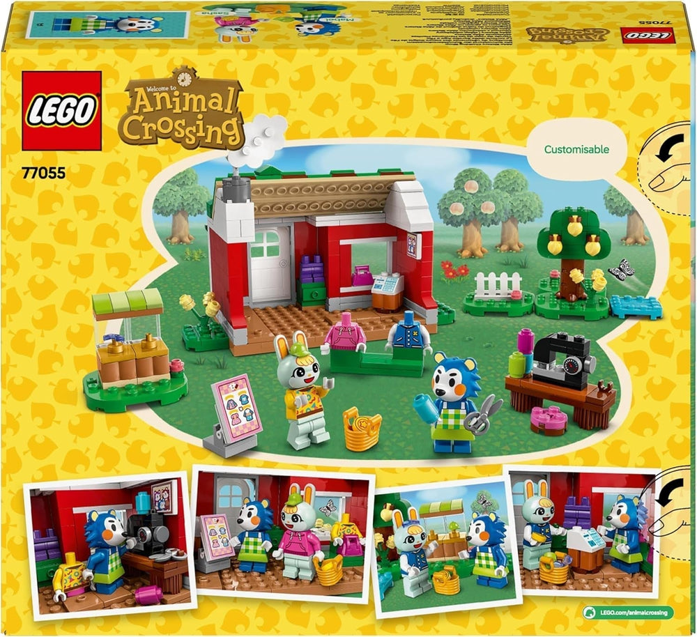 LEGO Animal Crossing Tailoring Sisters Set di costruzione creativo per giochi di ruolo, regalo per ragazze, ragazzi e appassionati di videogiochi dai 6 anni in su, set di gioco avventura 77055 Set di costruzione Acquista il negozio LEGO