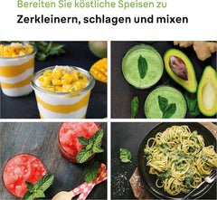 Braun Multiquick 7 MQ 7035X Stabmixer - Purierstab Mit Abnehmbarem Edelstahl Mixfuß Mit Activeblade Technologie Zum Pürieren Der Härtesten Ingredient, Inkl. Set 3-Teiliges Zubehör, 1000 Watt, Schwarz Kitchen Naty Shop