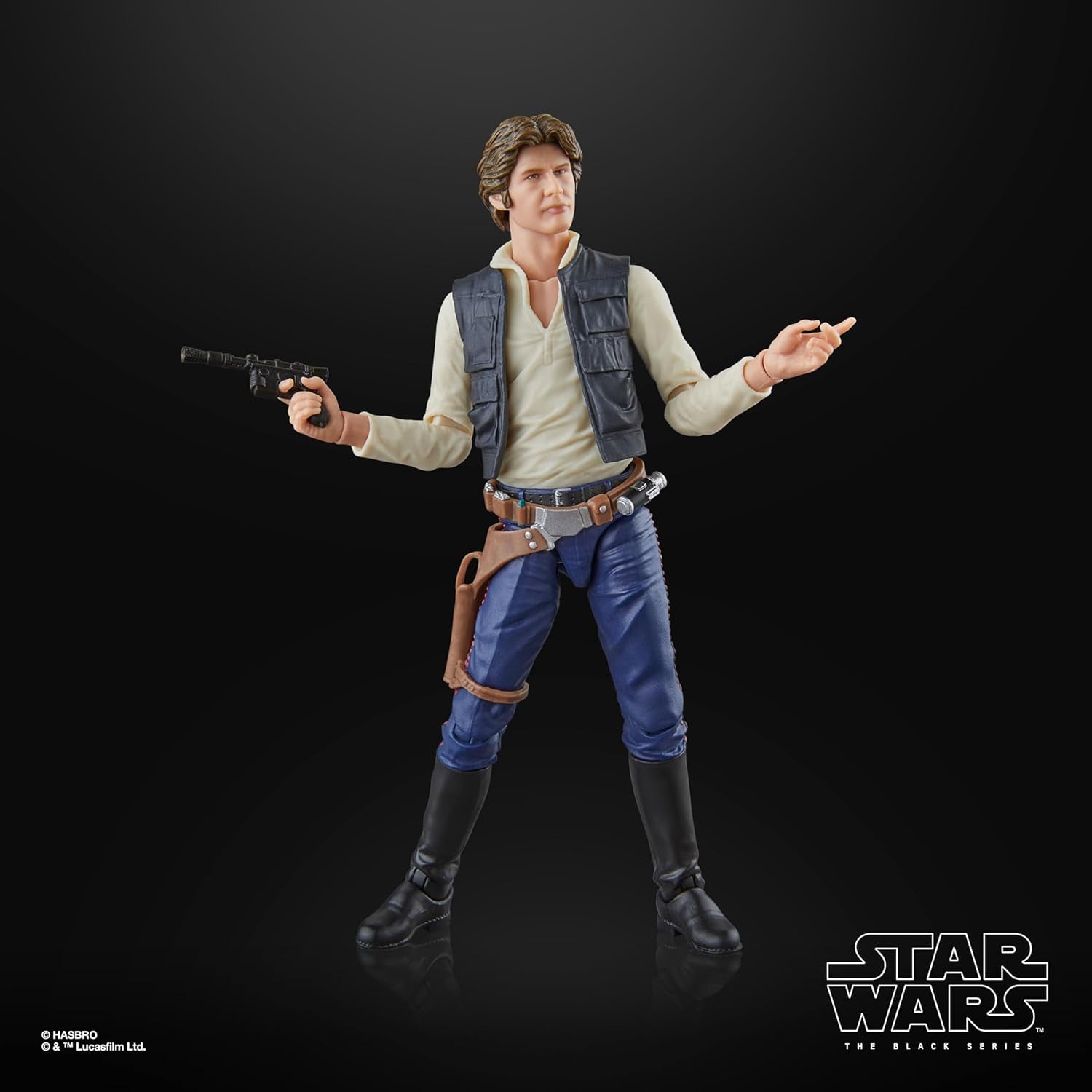 Star Wars The Black Series Han Solo, Star Wars: A Hope Premium Action Figure da collezione (15 cm) Action figures Naty Shop
