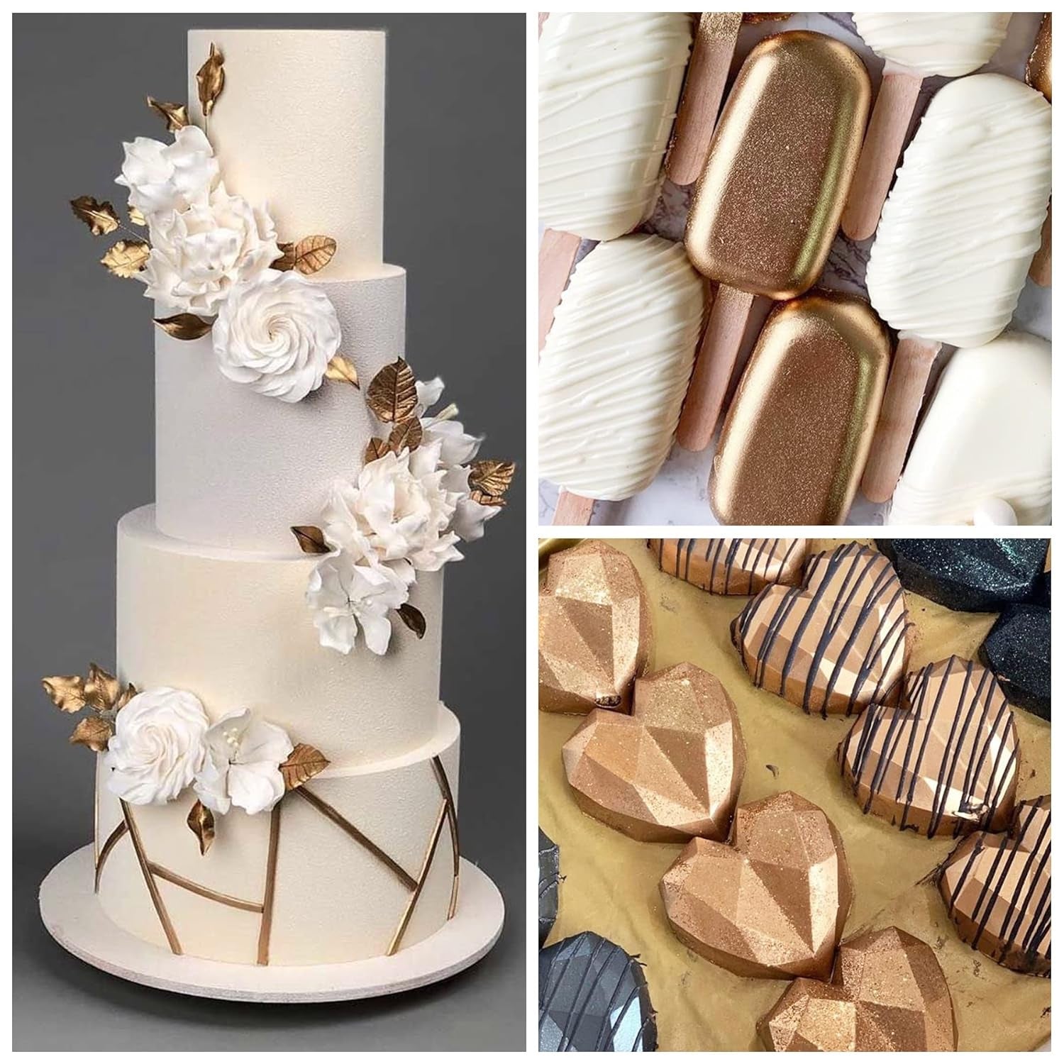 DecoRom, glitter comestibil, praf, 10 grame Glitter Naty Shop