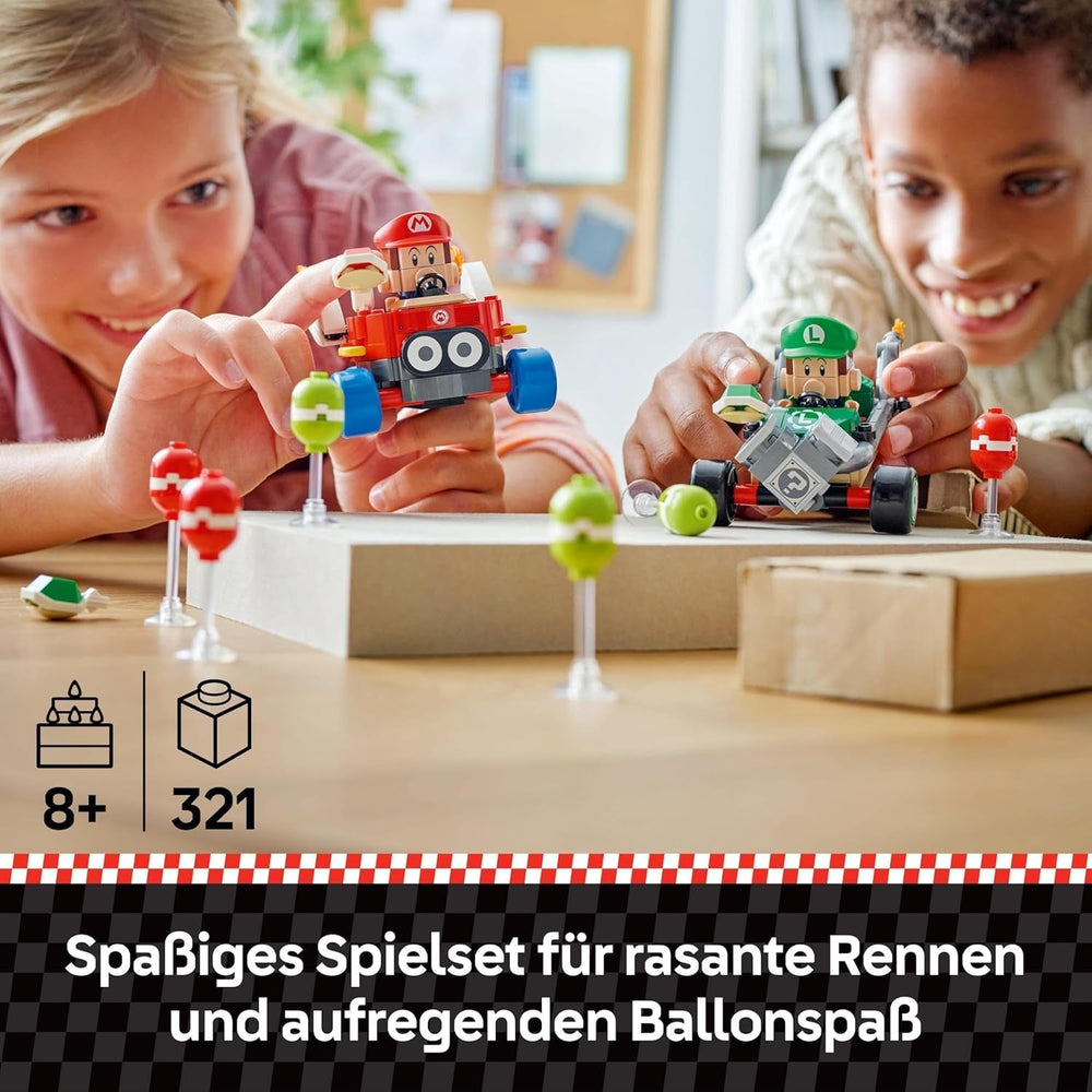 LEGO Mario Kart - Baby Mario vs. Baby Luigi Nintendo Personaggi da collezione 2 Speedmen costruibili Regalo per ragazzi, ragazze e giocatori di 8 anni+ Avventura giocattolo 72034 Set da costruzione Acquista dal negozio LEGO