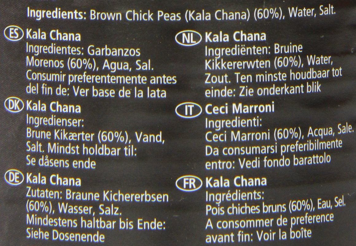 - Ceci integrali (in scatola), confezione da 12 (12 x 400 g)