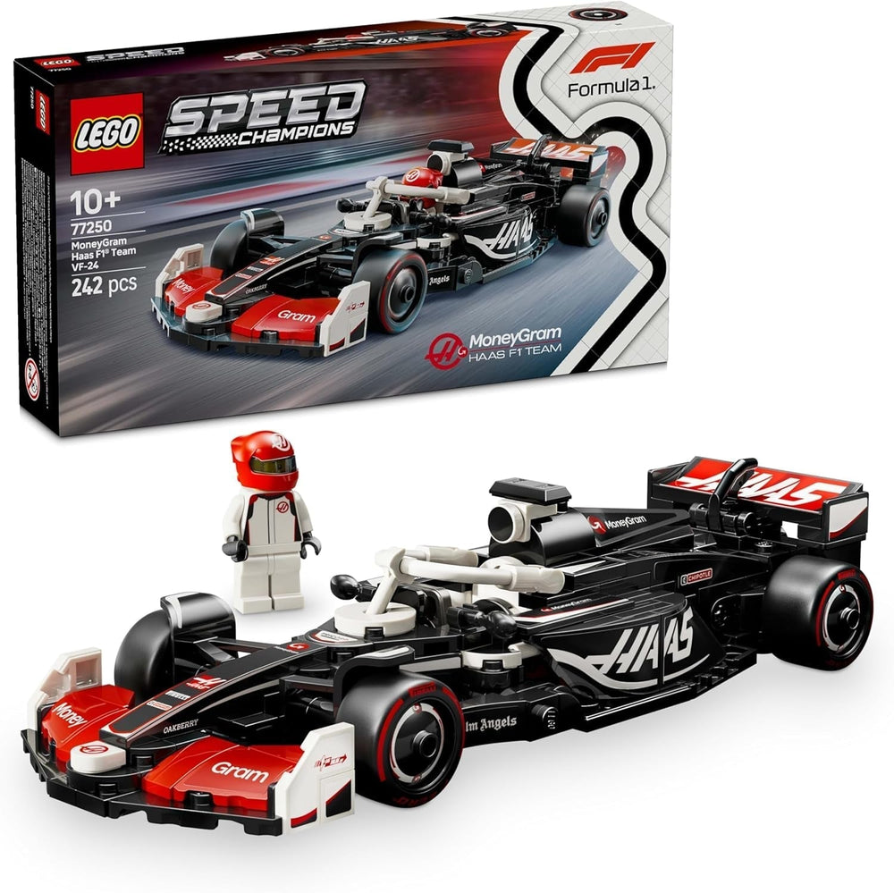 LEGO Speed Champions Auto da corsa Mercedes-Amg F1 W15 - Minifigure giocattolo di Formula 1 - Modello di auto da collezionare e costruire - Regalo per ragazzi e ragazze 10+ o fan adulti 77244 Set di costruzione Besuche den LEGO-Store Moneygram Haas F1 Team Vf-24 Race Car 77250
