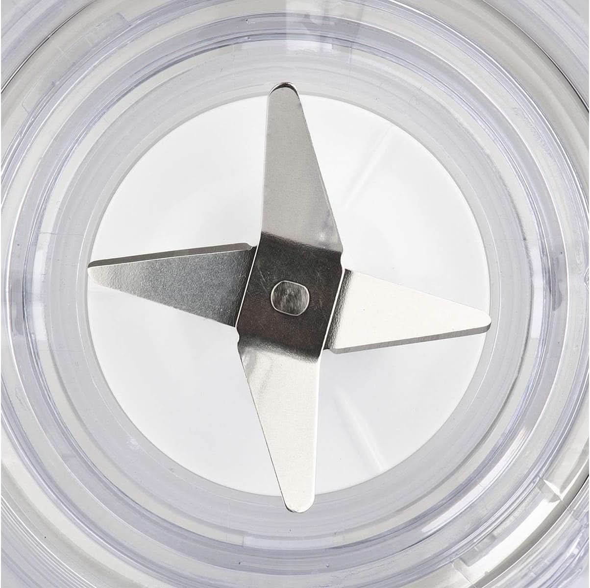 Girmi FR46 Elektrischer Mixer, 1,5 Liter, 2 Geschwindigkeiten Mit Pulse-Funktion, 4 Edelstahlklingen, Messbecherdeckel, Messbecher Mit Skala, Sicherheitseinrichtung, Weiß/Rot Bucatarie Naty Shop