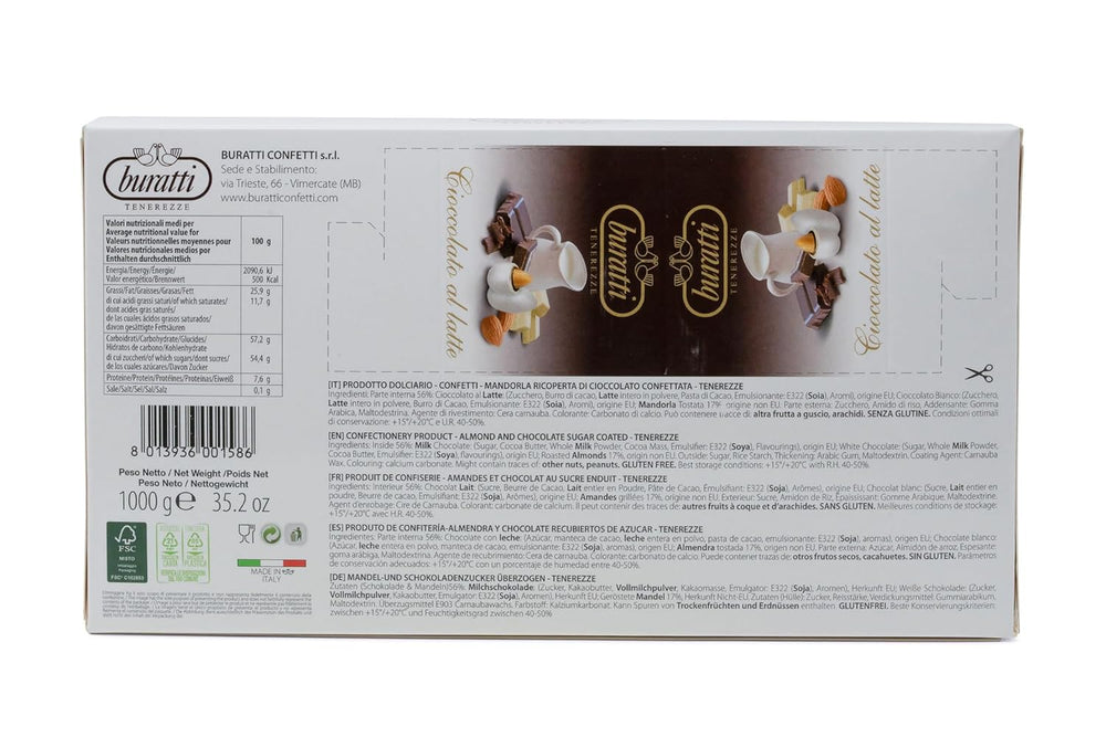 Mandorle ricoperte di cioccolato bianco Tenerezze, 1 pezzo