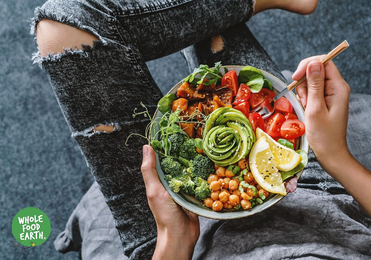 Ceci biologici Wholefood Earth 3 kg | Non OGM | Vegano | Ricco di fibre | Ricco di proteine ​​| Certificato biologico