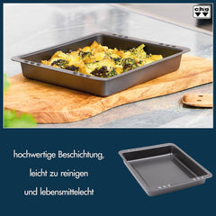 Chg Backform, ILAG Special 2-Schicht Antihaftbeschichtung, Sonstige, Jewells Ca. 28,5 X 23 X 4 Cm, 9878-41, Gioielli ca. Stampi e teglie da forno 28,5 X 23,0 X 4,0 Cm Naty Shop