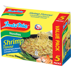 INDOMIE - Tagliatelle istantanee con gamberetti, confezione da 5 - (1 x 5 x 70 g)