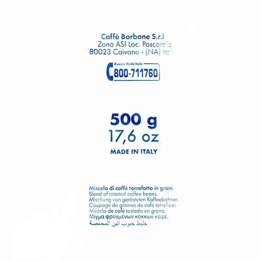 Boabe de cafea amestec RED Caffè Borbone 500g x 10