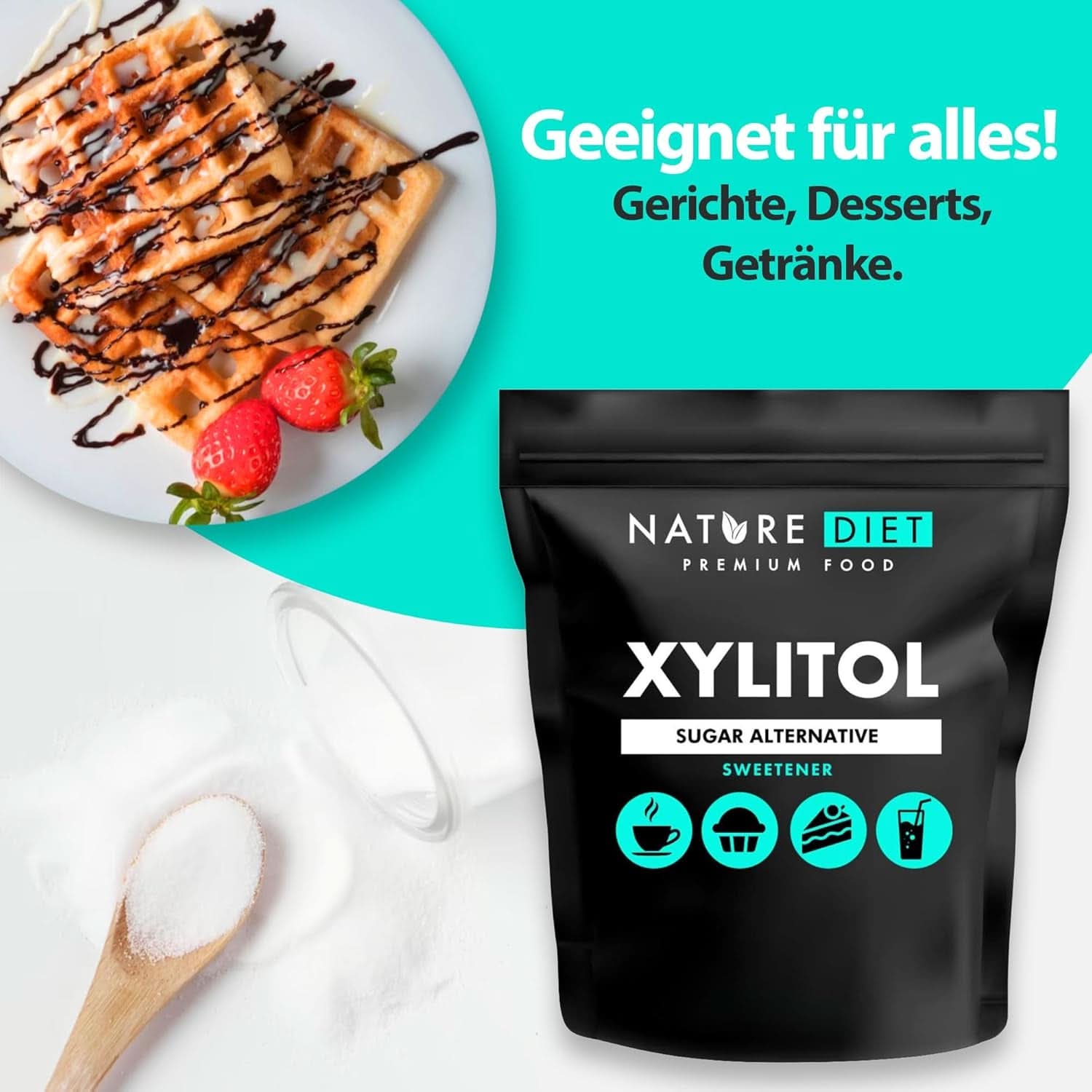 Nature Diet Xylitol, 1 Kg Indulcitori Naty Shop