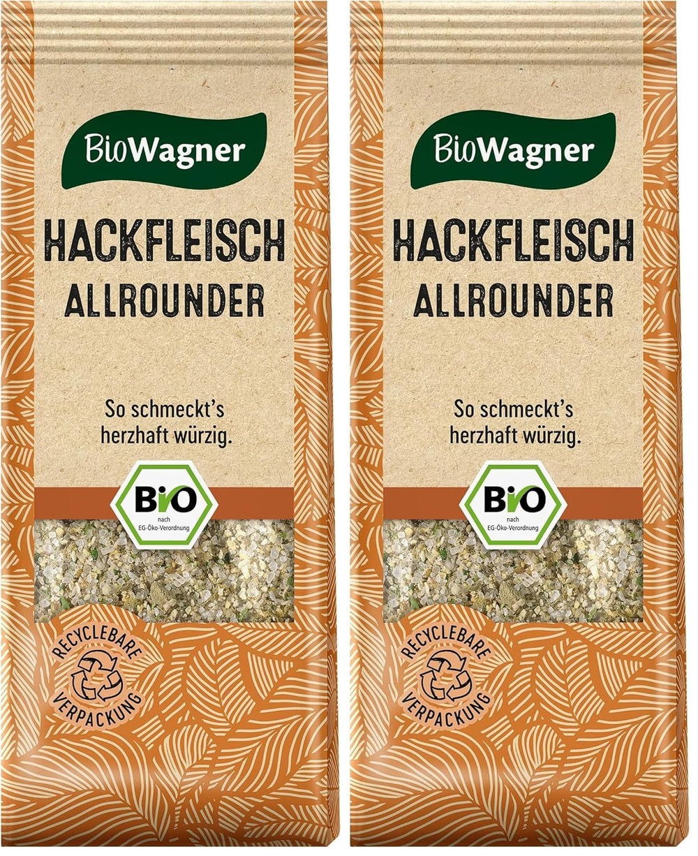BioWagner - Bio Ras el Hanout, Gewürzmischung für orientalische und arabische Gerichte, ideal für Couscous, Tajine oder Hummus, naturbelassene Bio-Zutaten, recyclable Verpackung, 50 g