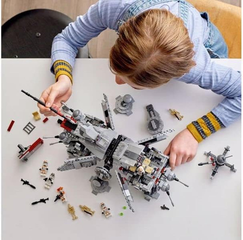 LEGO Star Wars At-Te Walker Modello giocattolo mobile Set di minifigure che include 3 Clone Trooper, droidi da battaglia e Droide ragno nano 75337 Set di costruzione Acquista il negozio LEGO