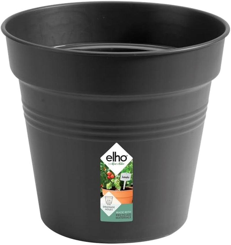 elho Green Basics Ghiveci pentru răsaduri 30 - Ghiveci pentru creștere și recoltare - Ø 30,0 x H 27,7 cm - Verde/Verde frunză