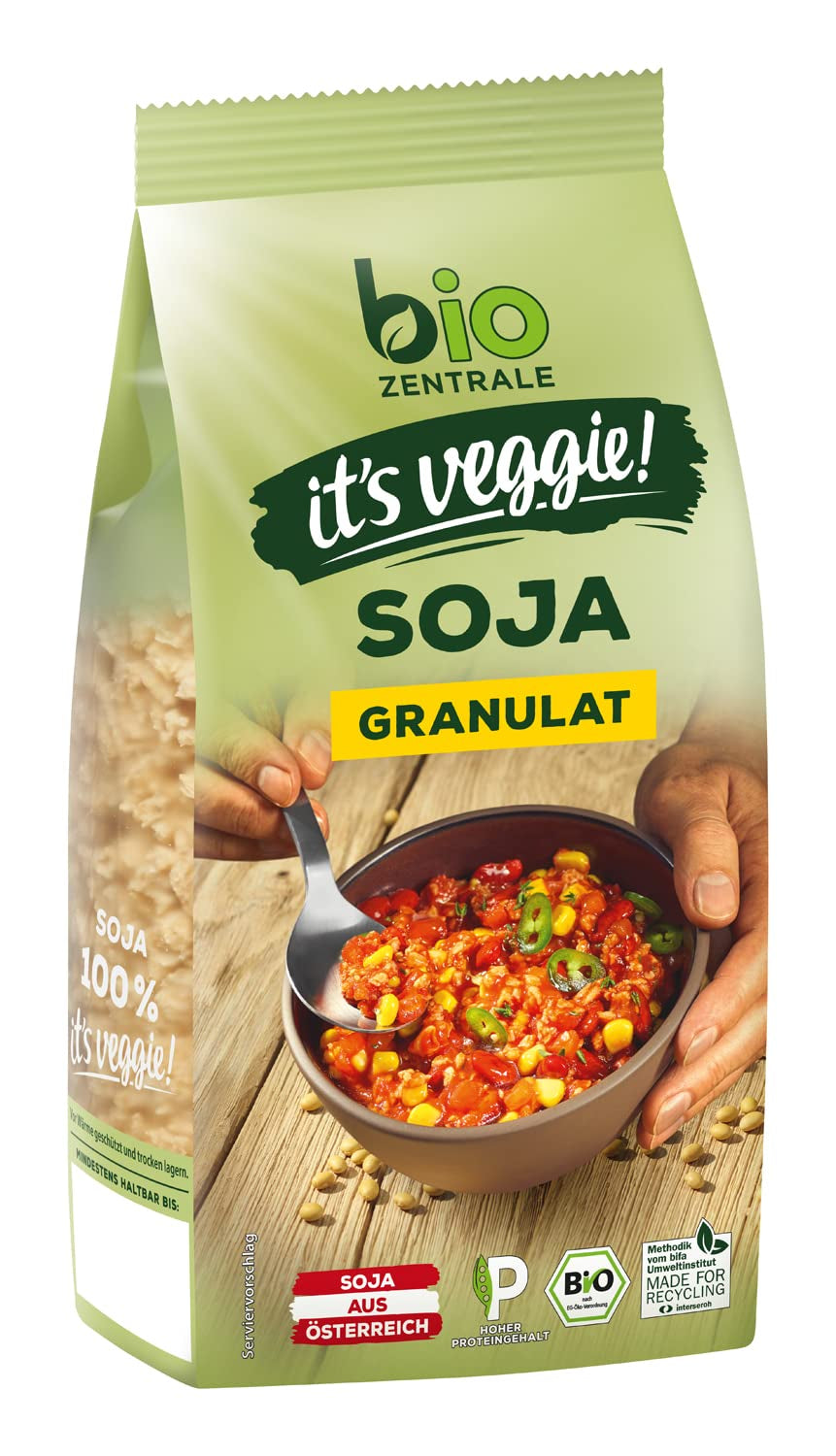 Biozentrale Bulgur in vaschetta con verdure e zenzero | 200 g perfetti per un pasto veloce da asporto | fonte di proteine ​​vegane | facile da preparare