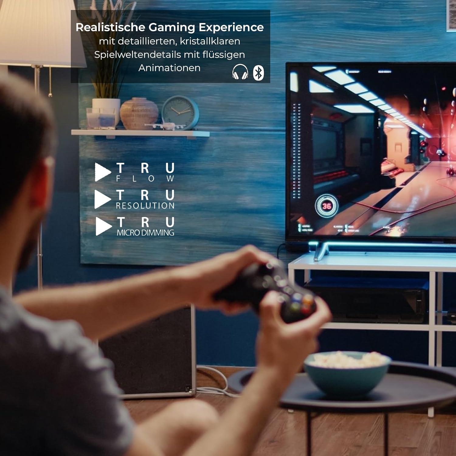 Televizor Toshiba Fire de 43 de inci (televizor inteligent 4K UHD, HDR Dolby Vision, tuner triplu, Alexa încorporată, sunet Onkyo) 43UF3F63DAZ