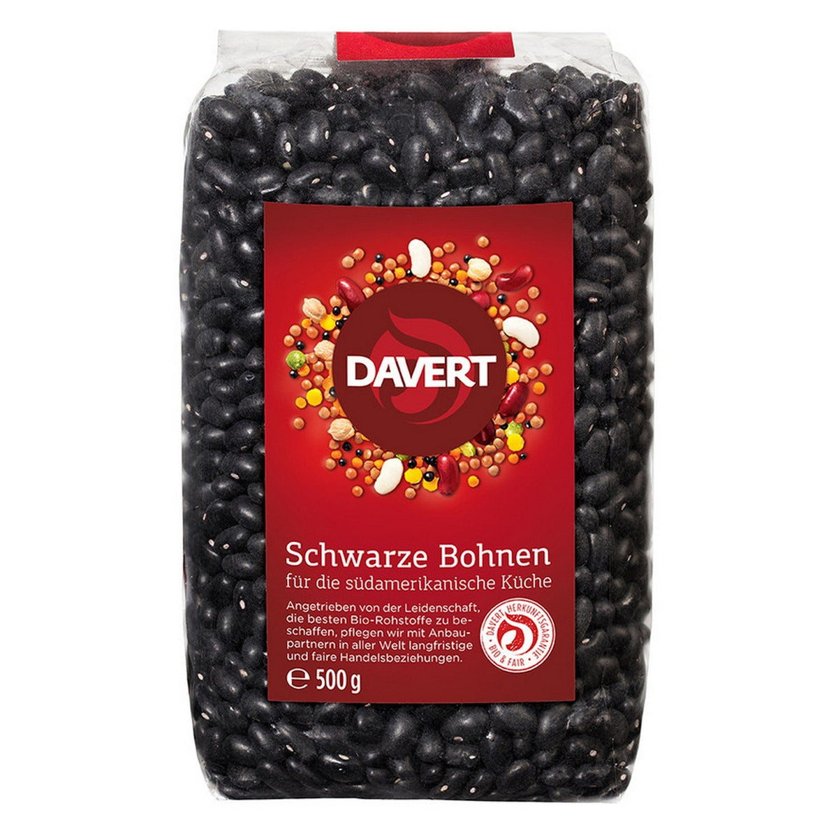 Fagioli neri Davert (1 x 500g)